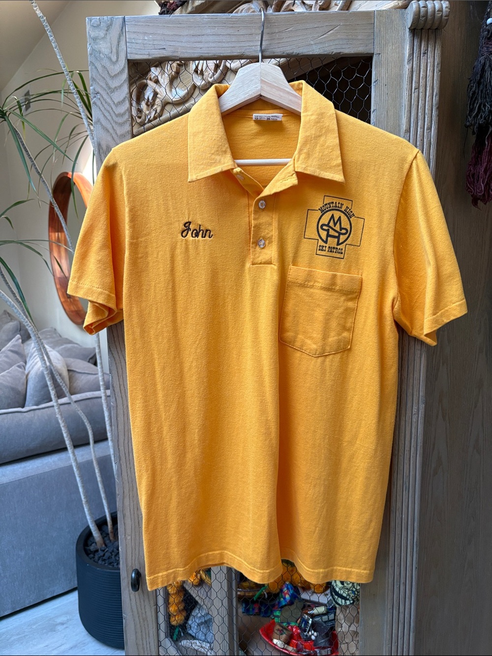 Vintage Stedman Mountain High Ski Patrol Polo Shirt